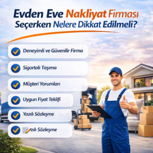 Evden Eve Nakliyat Firması Seçerken Nelere Dikkat Edilmeli?